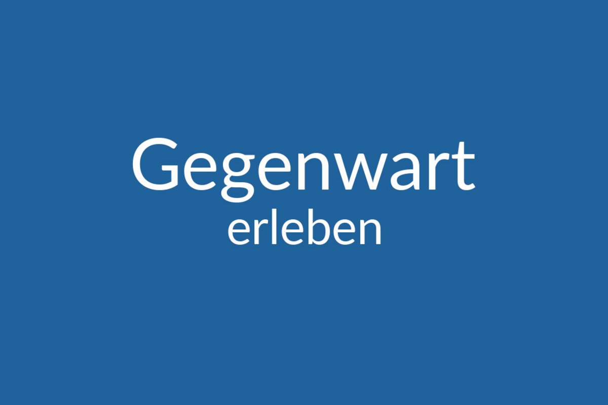 Erleben – das Programm